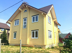 Дом из бруса 192х145 с крыльцом 1 Дом из бруса 192х145 с крыльцом 1