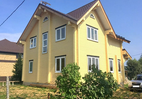 Дом из бруса 192х145 с крыльцом 2 Дом из бруса 192х145 с крыльцом 2