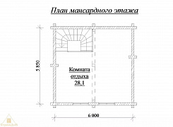 Объект №26Д: домокомплект двухэтажного дома с бильярдной, баней и террасой 2