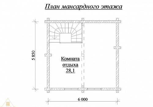 Объект №26Д: домокомплект двухэтажного дома с бильярдной, баней и террасой 2